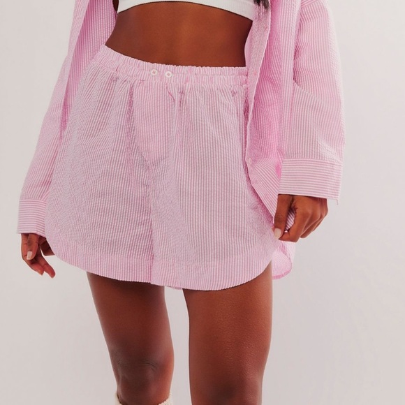 Free People Cloud 9 Boxers in Candy Pink- Medium - Picture 3 of 3